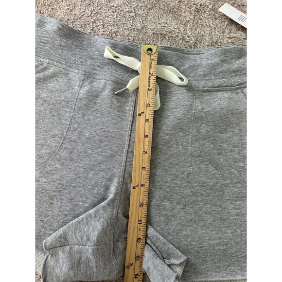 Calvin Klein Performance Ribbed Waistband Shorts Women's Gray Elastic Waist - Picture 9 of 13